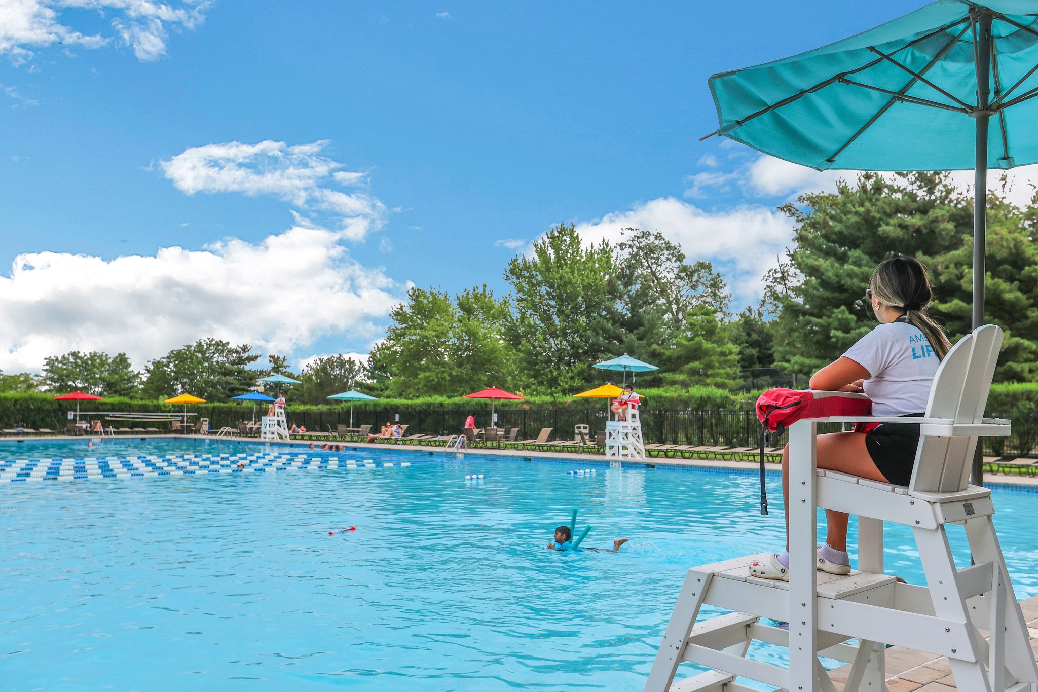 Professional lifeguard team